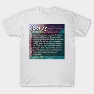 40 RULES OF LOVE - 25 T-Shirt